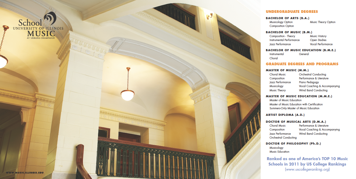 伊利諾大學(xué)的音樂學(xué)院University ofIllinois–Urbana-Champaign