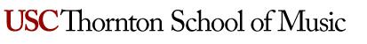 南加州大學(xué)桑頓音樂學(xué)院Thornton School of Music USC