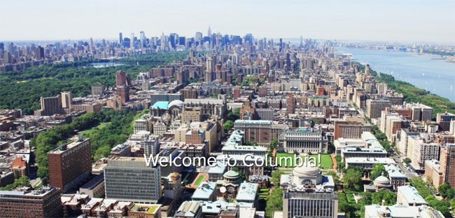 美麗的哥倫比亞大學(xué)