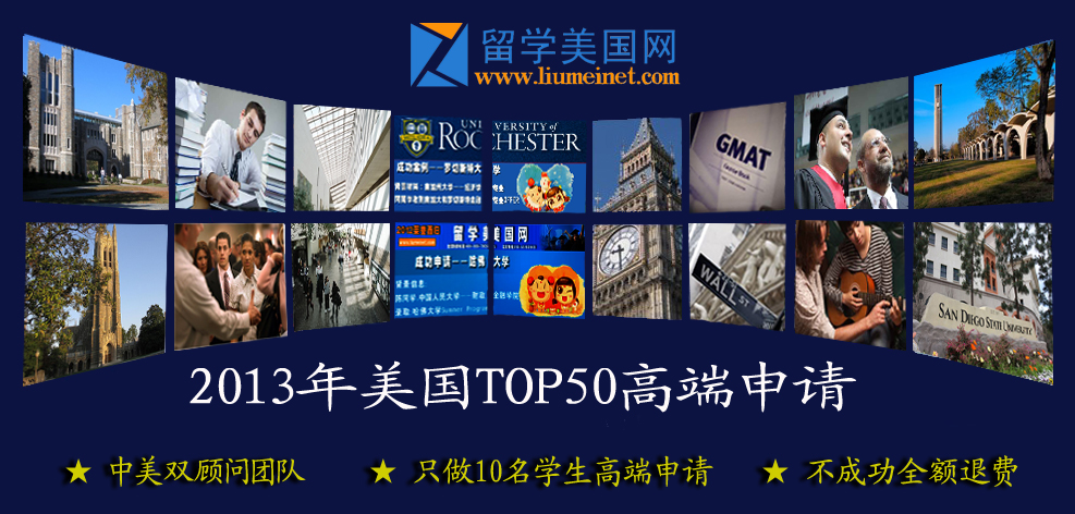 2013年美國高端申請